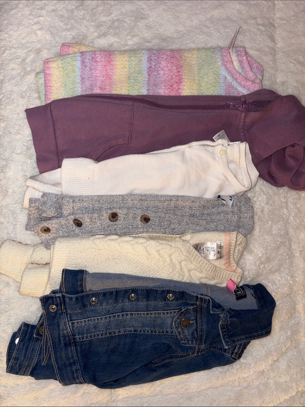 3T LOT Jacket and sweaters LOT